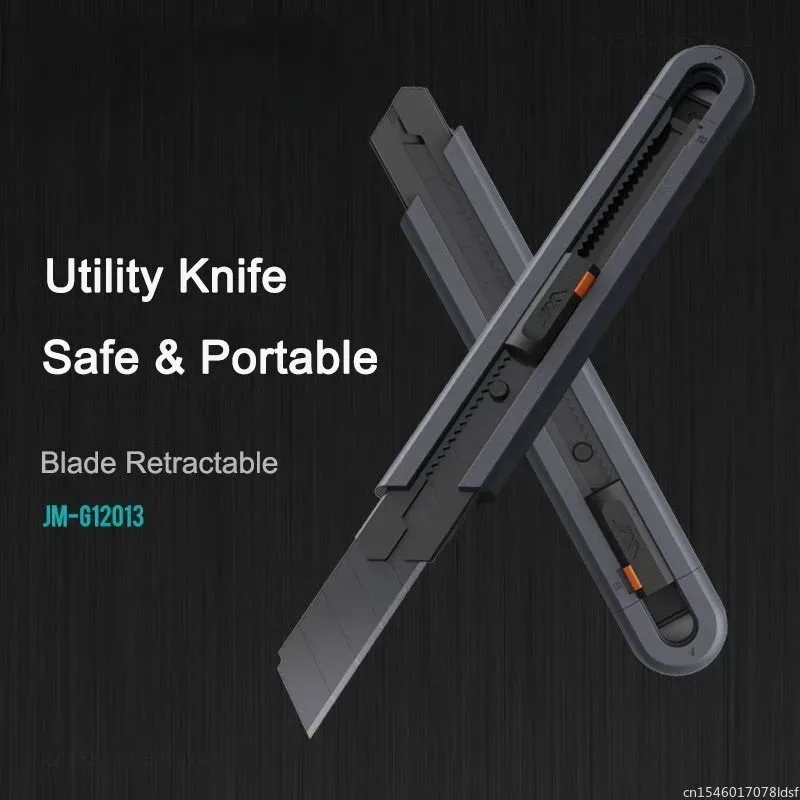 Jimihome 0,79 Zoll Stretch-Universalmesser Papierschneider mit Karbonstahlklingen Taschenmesser mit Sicherheitsverriegelung Handwerkszeug
