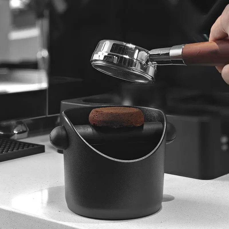 Kaffeesatzbehälter Espresso-Abklopfbehälter Rutschfester Abfallbehälter Barista-Zubehör Café-Mahlwerkzeuge