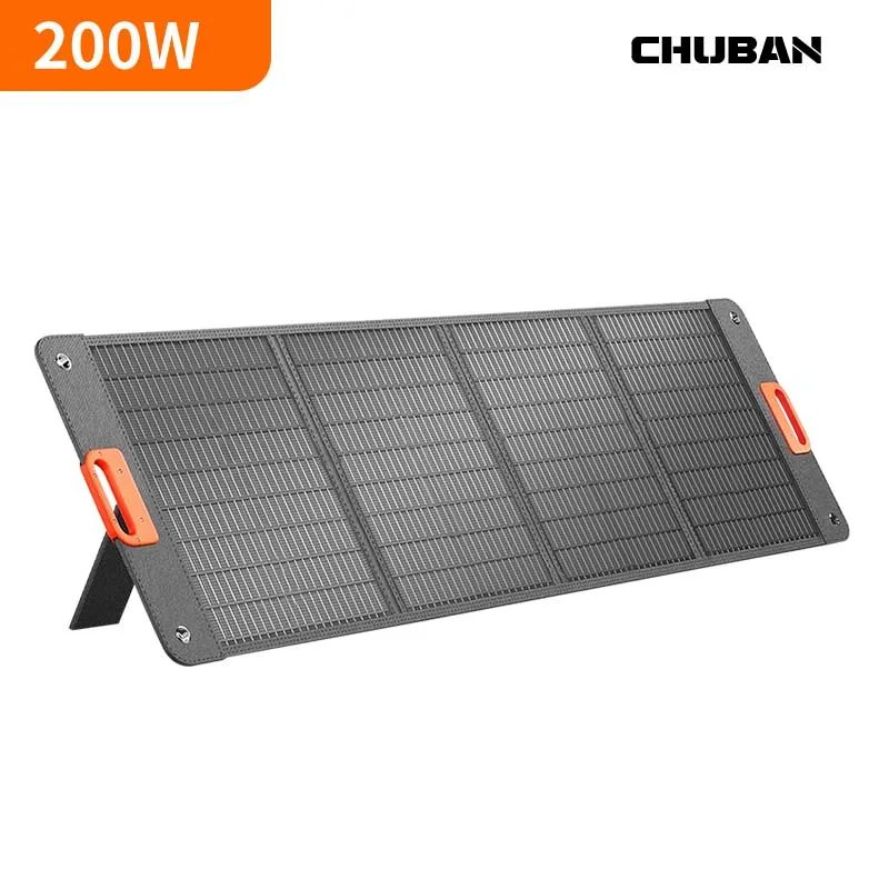 200W Faltbares Solarpanel 400W 100W Tragbar für Outdoor-Camping Stromgenerator Aufladung