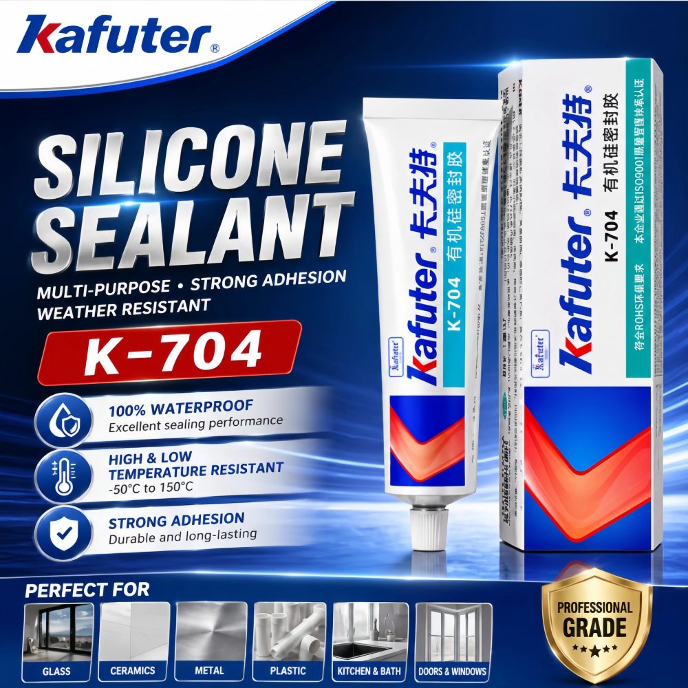 Großhandel Kafuter 704 Silikonkleber K-704 Silikonkleber Silikonkautschuk RTV-Kleber für Elektronik
