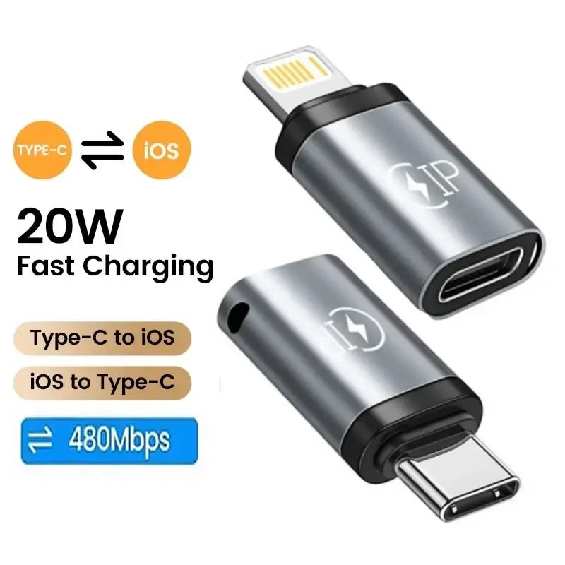 USB C Adapter USB Typ C auf Lightning Buchse Konverter für IPhone 15 14 13 Xiaomi Samsung Lightning Ladegerät Mobile Zubehör