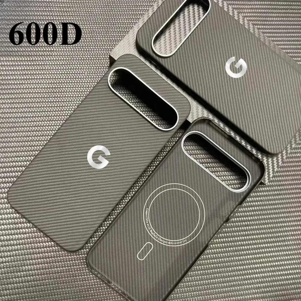 600D Echte Aramid Kevlar Carbon Faser Telefon Fall Für Magsafe Google Pixel 10 9 Pro XL Ultra-dünne Drahtlose Lade schützen Abdeckung