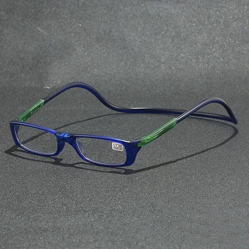 Presbyopie Brille Presbyopie Schutzbrille Stein Mann Spiegel transparent Acetat drehbar Auge Großhandel stark magnetisch