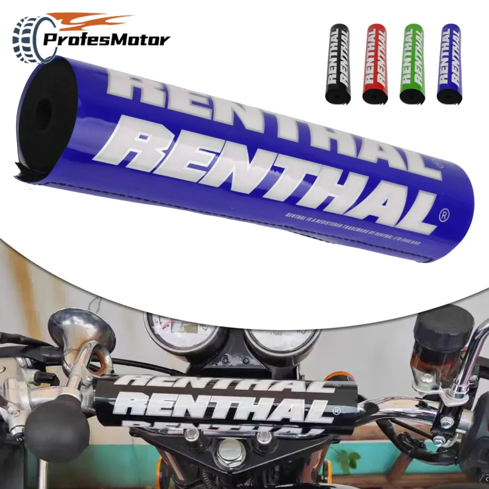 Renthal Motorrad-Schaumstoff-Brustpolster für Querlenker ? Schutzteile für ATV, Enduro, Dirtbike ? 25 cm rundes, modifiziertes Querlenkerpolster
