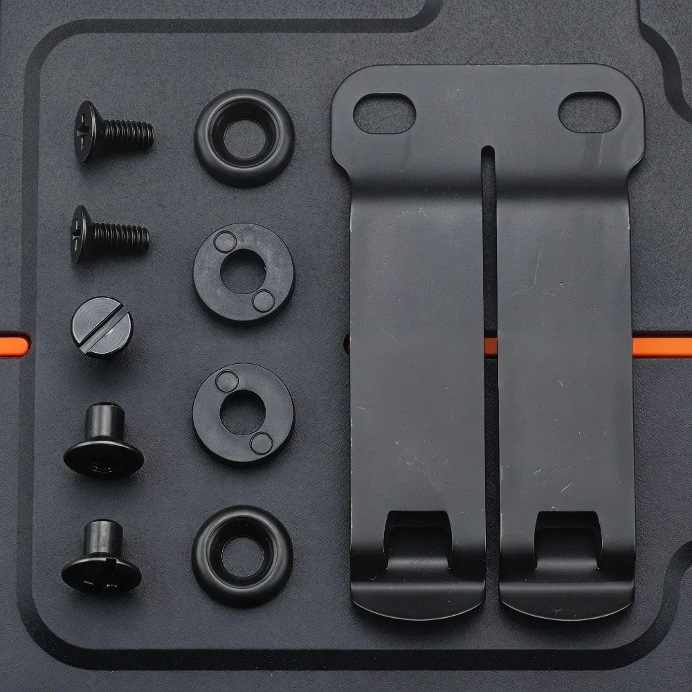 1 Stück KYDEX Edelstahl-Scheide K-Typ Scheide-Zubehör Gürtelclip Stilvoller Gürtelclip Sicheres Tragen Messerholster Taschenclip