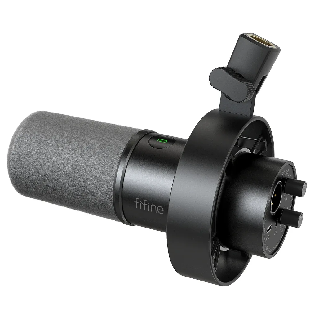 Fine usb/xlr dynamisches Mikrofon mit Stoßdämpfer halterung, Touch-Stumm schaltung, Kopfhörer buchse und Lautstärke regler für PC-oder Soundkarten aufzeichnung-k688