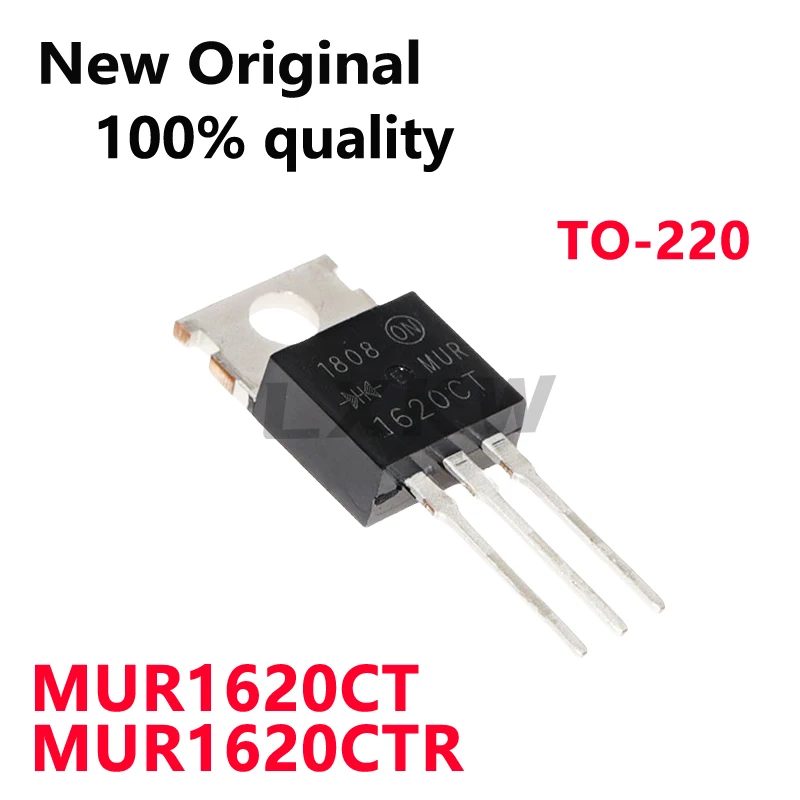 10/PCS Neue Original MUR1620CT MUR1620CTR TO-220 Fast-recovery diode co-positive/co-negative Auf Lager