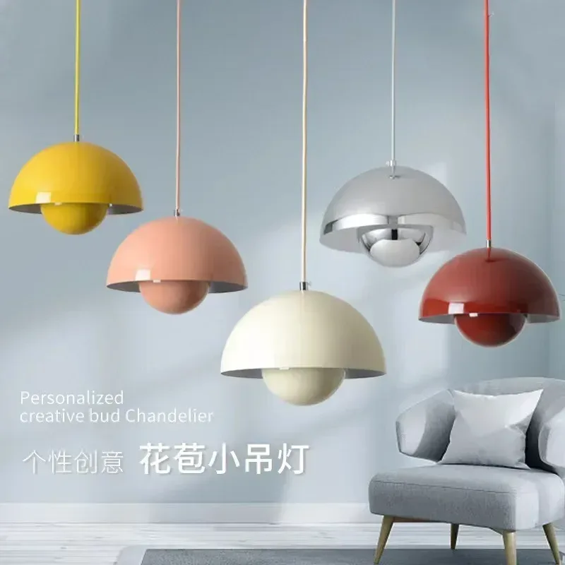 23 cm Kreative Kronleuchter Schlafzimmer Studie Restaurant Pendelleuchten Dekorative Lampe Mehrfarbig Optional Moderne Knospe Innenbeleuchtung