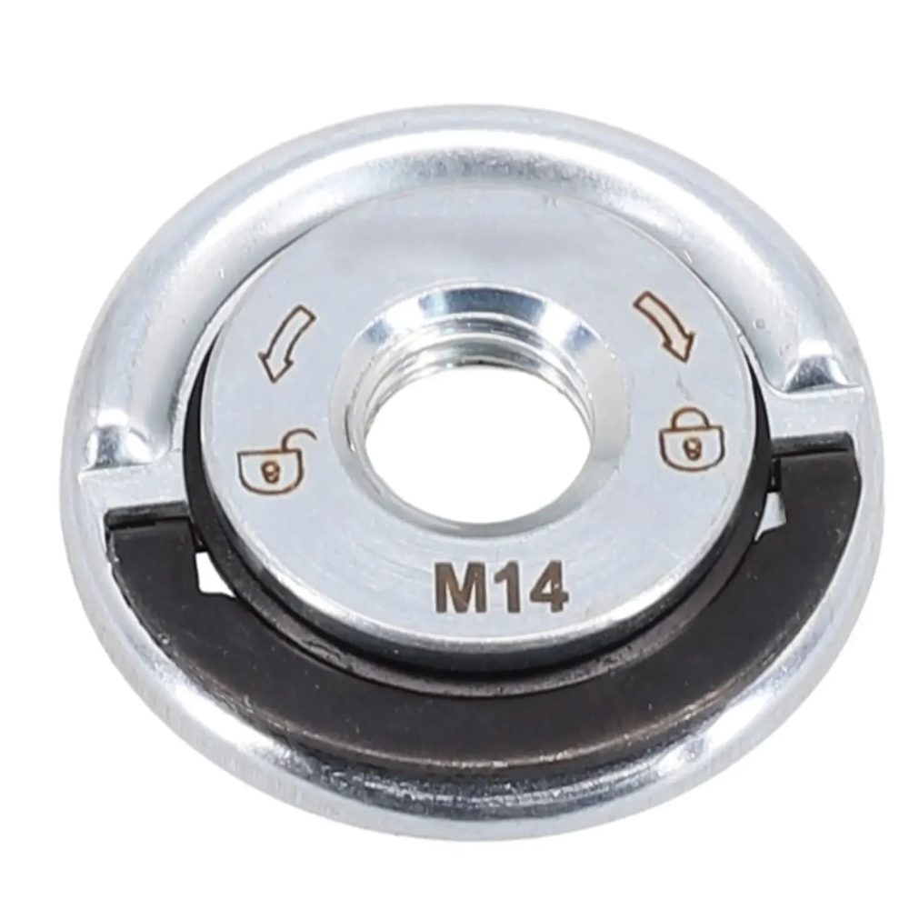 M 14-Gewinde-Winkelschleifer, selbstsichernde Pressplatte, Winkelschleifer, Schnellspanner, Flanschmutter, Klemmung, Power Chuck, Werkzeuge, Teile