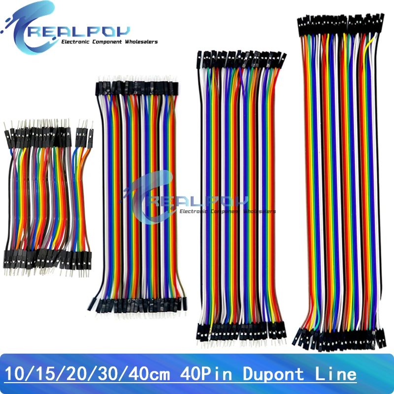 40PIN Dupont Line Stecker auf Stecker Buchse auf Buchse Stecker auf Buchse Überbrückungsdrahtkabel 10 cm 20 cm 30 cm für Arduino DIY KIT