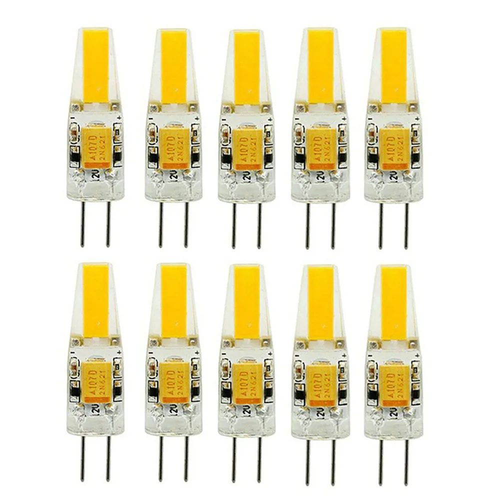 10PCS LED COB Lampe 6W Lampen Dimmbare G4 mini COB AC DC 12V 220V Kerze lichter Ersetzen 30W 40W Halogen für Kronleuchter Scheinwerfer