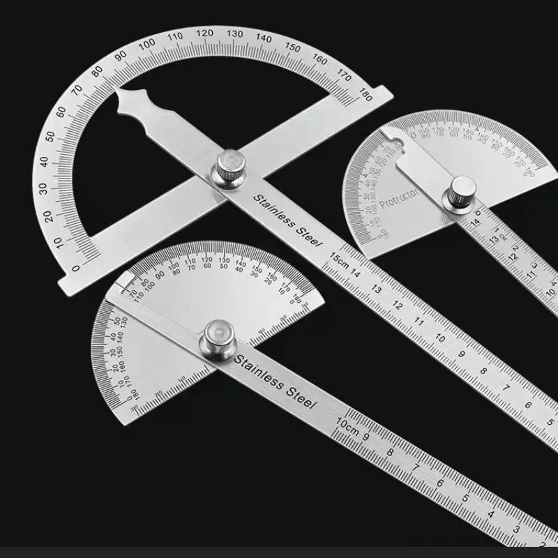 Goniometer Edelstahl Winkelmesser Metall Lineal Multi Winkel Mess Lineal Zimmerei Werkzeug Winkel Meter Winkel Finder Goniometro
