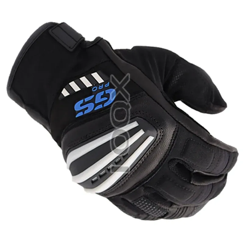 Motorrad Rallye 3 GS Lederhandschuhe für BMW Motorrad Guantes Motorrad Roller Schwarz Blau Luvas Unisex Herren