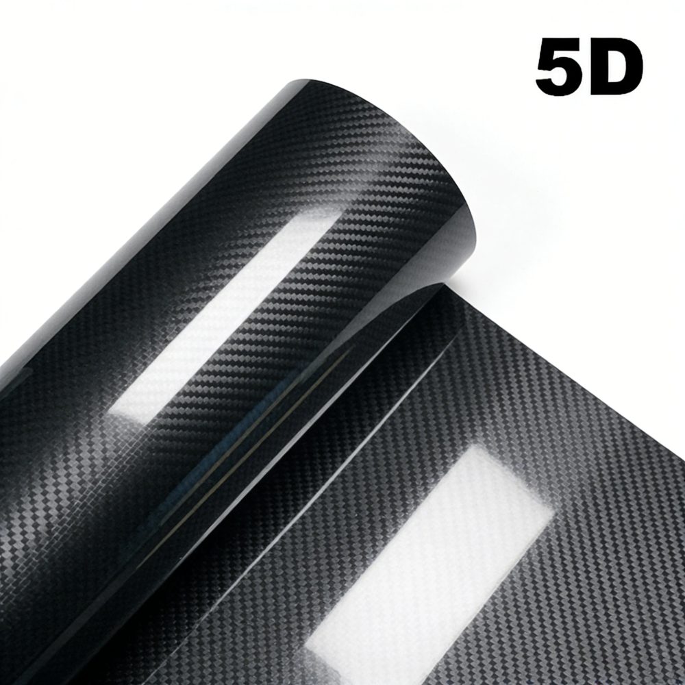 1-6m Carbon Faser Auto Körper Vinyl Wrap Matte Zubehör Glänzend Schwarz Aufkleber 3D 4D 5D 6D auto Folie Abdeckung Dekoration Film