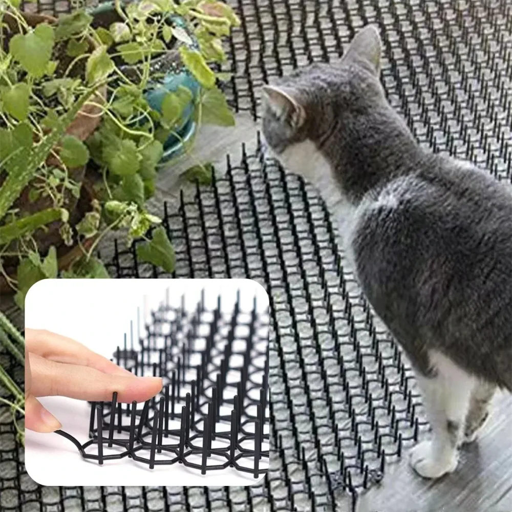 1Pc Anti-Katze Spikes Matte Anti-Klettern Zaun Balkon Isolation Gartenarbeit Anti-Katze Dorn Net Hund eichhörnchen Abweisend Pet Liefert