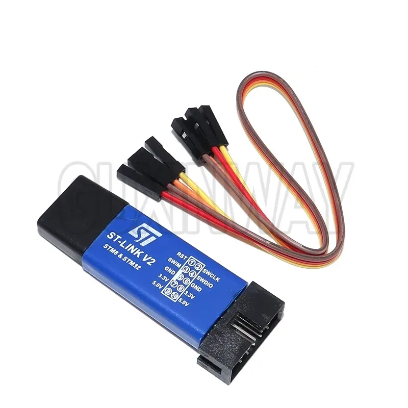 1Set ST LINK Stlink ST-Link V2 Mini STM8 STM32 Simulator Download Programmierer Programmierung Mit Abdeckung DuPont Kabel ST Link V2