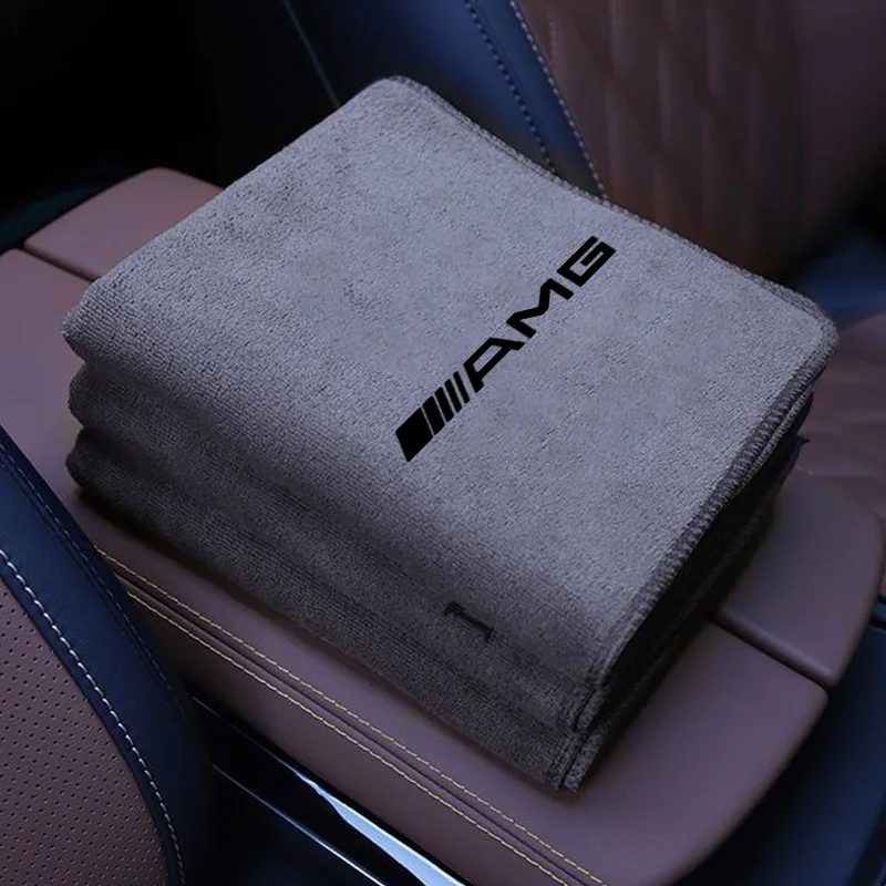 Für Mercedes-Benz AMG CLA CES CLS GLK CLK SLS CLG GLE GLC Mikrofasertuch Autowäsche Reinigungstuch Trockentuch Auto-Zubehör