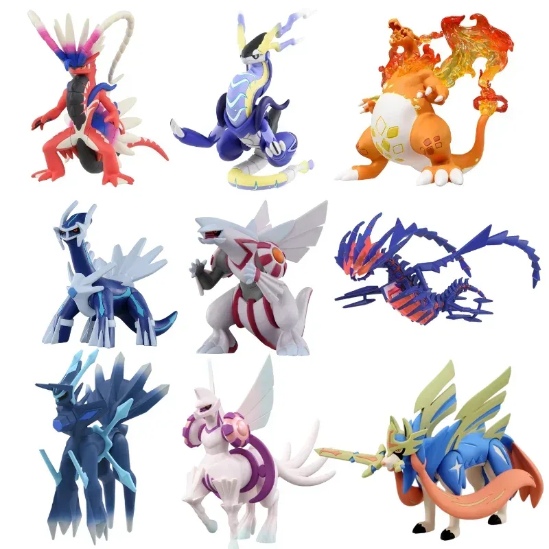 TOMY ML Serie Original Pokemon Figuren Koraidon Miraidon Modell MAX Charizard Palkia Dialga Zamazenta Zacian Pokemon Geschenk