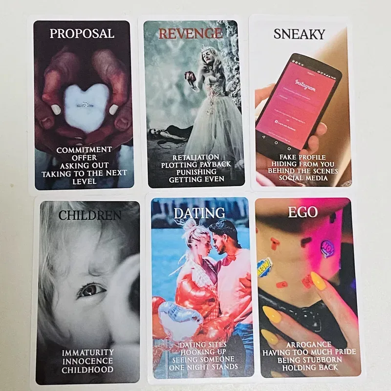 Mystic Black Rose Oracle Deck 78-teiliges Situationen Tarotkarten Twin Flame Love Schlüsselwörter Deck Heilung Schattenarbeit Einzigartig