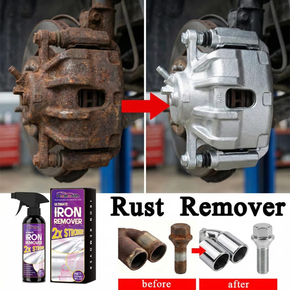 Rostentferner-Spray, leistungsstarke Rostentfernung für Metall, Auto, Fahrrad, Haushaltswerkzeuge, 2026 neu
