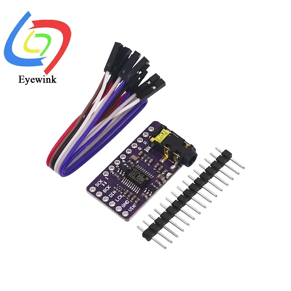 Schnittstelle I2S PCM5102A Audiomodul DAC Decoder GY-PCM5102 I2S Player Modul für Raspberry Pi