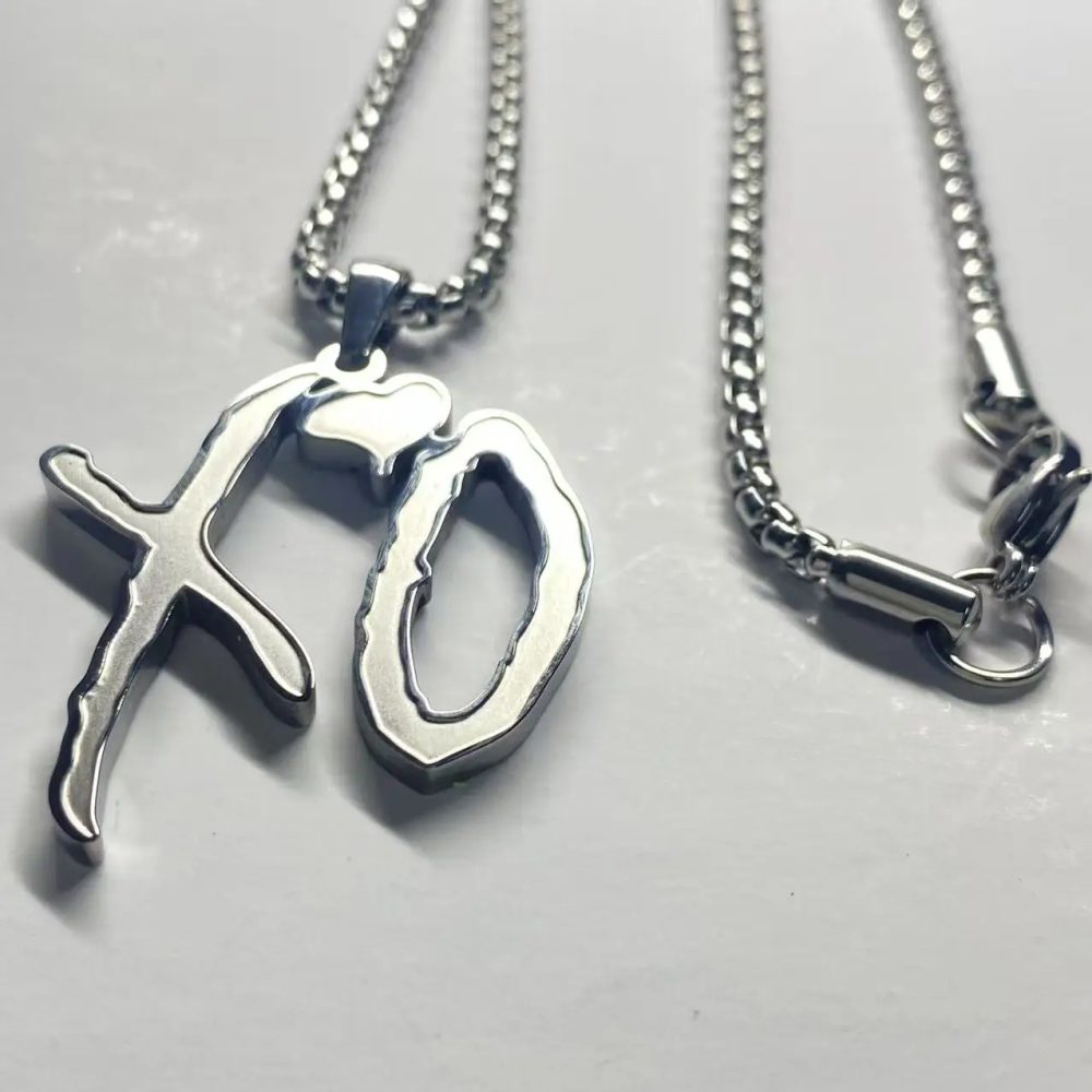 Delikatesse Mode Hip Hop Rock Titan Stahl Brief Anhänger Halskette Schwere Industrie Persönlichkeit Männer Cool Party Schmuck