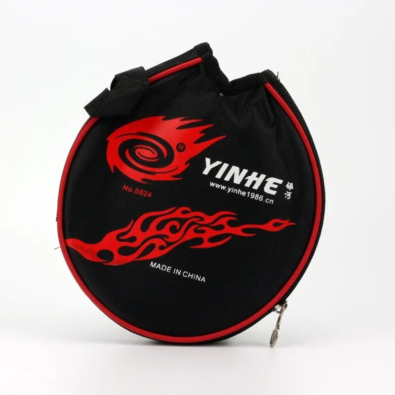 Original YINHE Tischtennisschläger-Tasche, tragbar, dick, rund, schützend, SANWEI Ping-Pong-Schlägerhülle