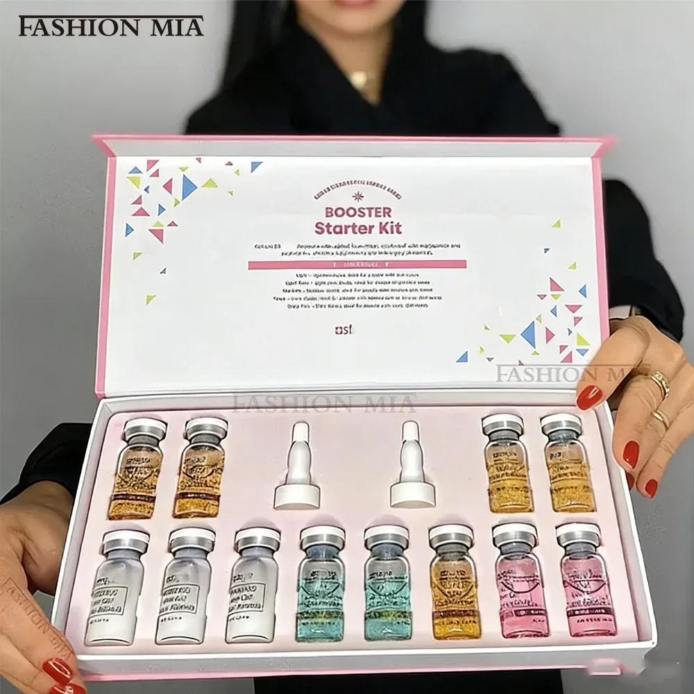 Korea Face 8ml Aufhellende BB-Creme Anfänger-Starterset Niacinamid/Peptid Faltenbekämpfende BB-Creme Hautpflege-Serum Schönheit