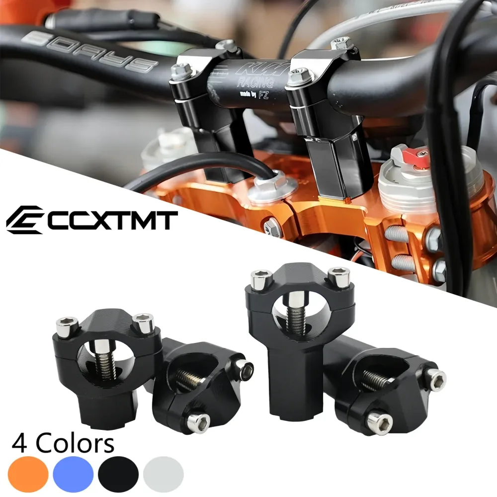 Motorrad CNC 28MM Lenker Riser Bar Clamp Für Husqvarna TC FC TE FE Für KTM SX SXF XC XCF XCW EXCEXCF SMC Abenteuer R