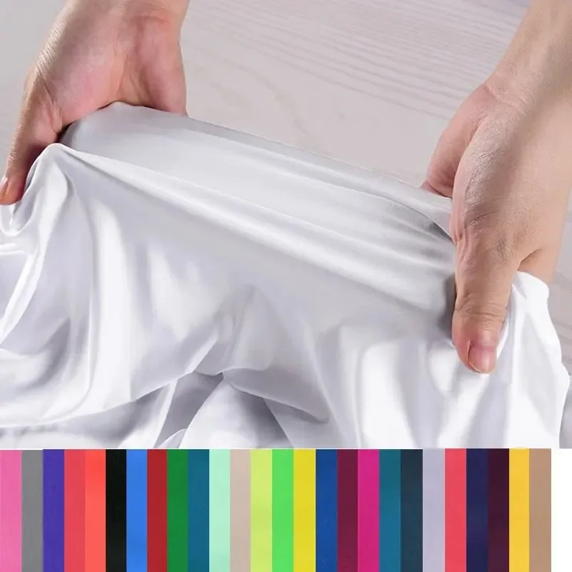 Matte Spandex-Stoffe mit Hoher Elastizität, Milchseide-Gewebe in Unifarben, Vierseitig Dehnbar, für DIY-Badeanzüge, Bodysuits und Yoga-Kleidung
