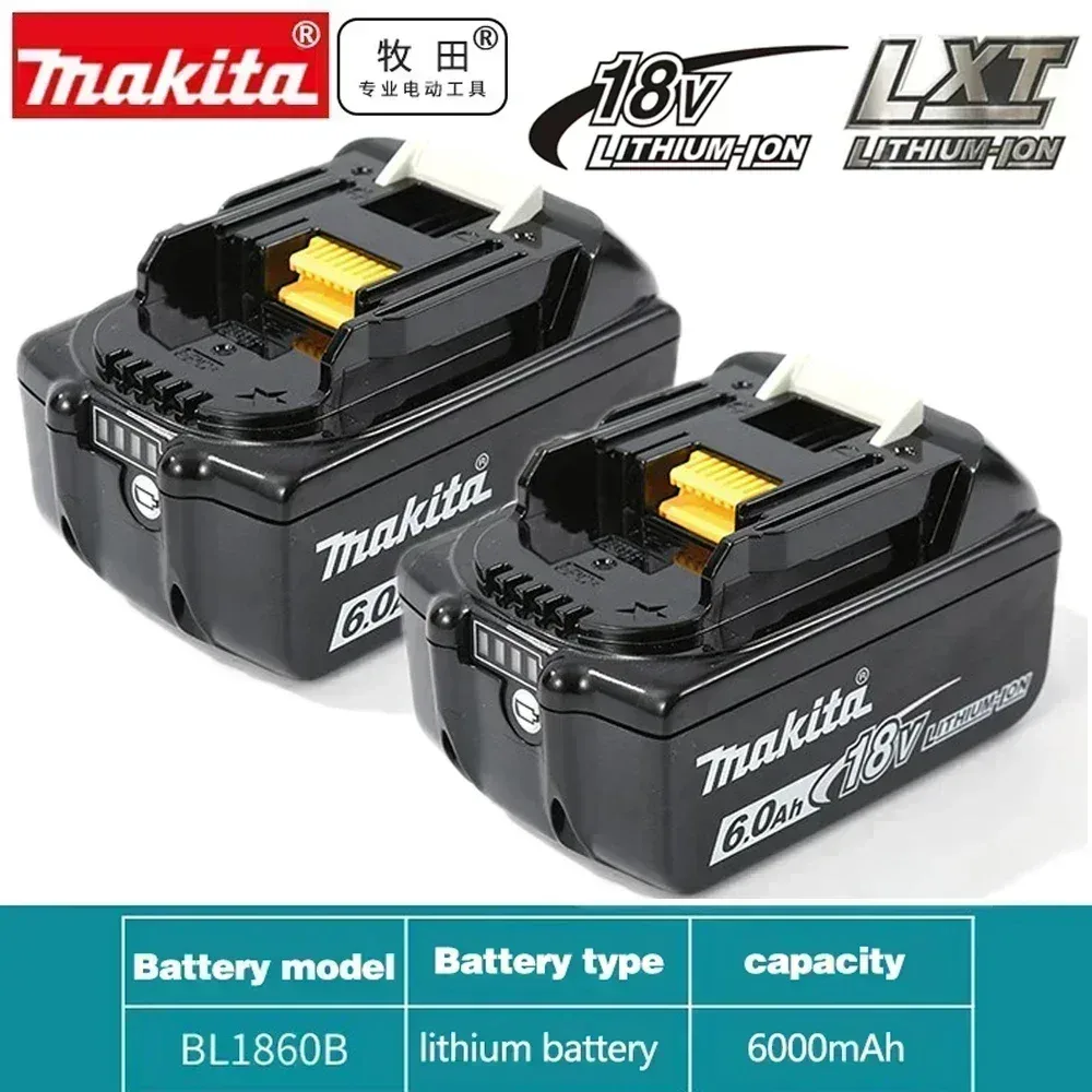 Original 18V Makita Bl1830B 6Ah für Makita Akku Bl1850B Bl1850 Bl1840 Bl1860 Bl1815 Bl1820 Ersatz-Lithium-Akku