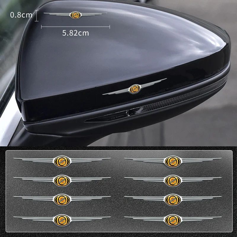 Auto Motorrad Styling 3D Legierung Metall Motorrad Emblem Abzeichen Aufkleber für Chrysler 300c PT Cruiser Grand Voyager Pacifica Town
