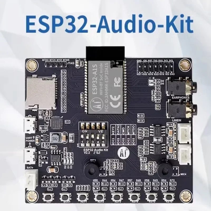 ESP32 Audio Kit ESP32-A1S WiFi+ Bluetooth-Modul ESP32 serielle Schnittstelle zum WiFi-Audiomodul Dual-Antenne Antenne ESP32-Audio-Kit