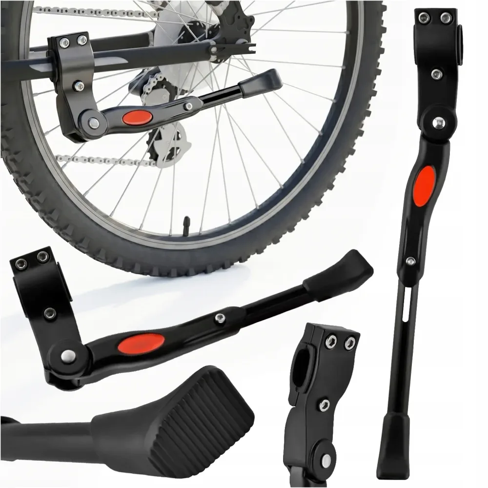 Verstellbarer Aluminium-Fahrradständer für Hinterradmontage, passend für 24, 26, 27,5, 29 Zoll MTB, Rennräder, Citybikes, Trekkingräder, faltbar, rutschfest, kratzfeste Gummiauflage, schnelle Montage