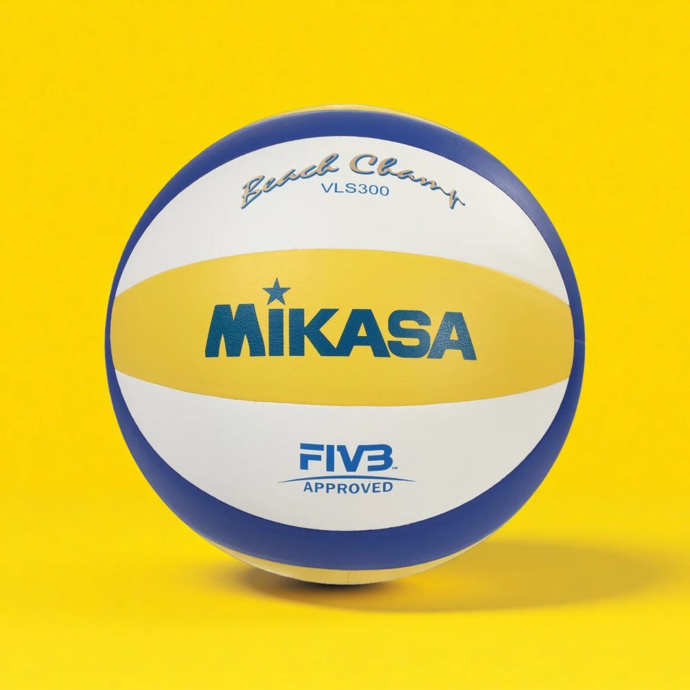 VLS300 V330W Volleyball, blau, gelb, Größe 5, hochwertiger PU-Heißkleber-Volleyball für Teenager und Erwachsene