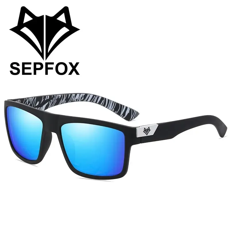 SEPFOX Männer Polarisierte Angeln Sonnenbrille Outdoor Sport Wandern Fahren Laufen Sonnenbrille UV400 Brillen