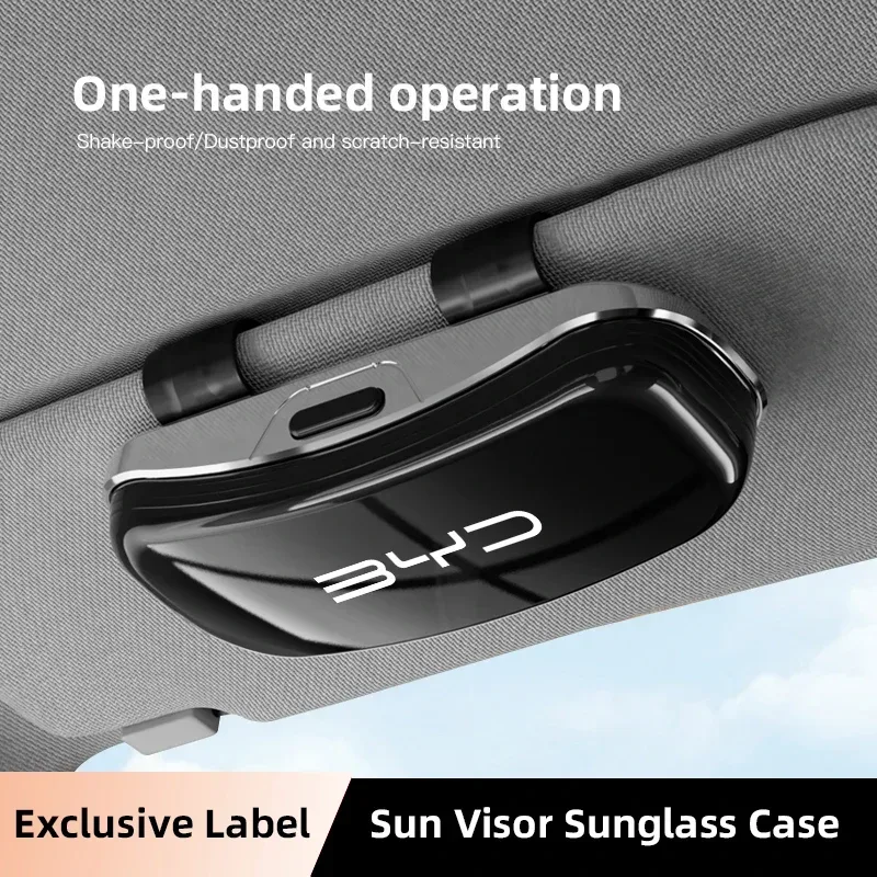 Auto-Sonnenblenden-Brillenhalterung Brillenetui Brillenhalter für BYD Tang F3 E6 Atto3 Yuan Plus Song Max F0 G3 I3 Ea1 Dmi S7