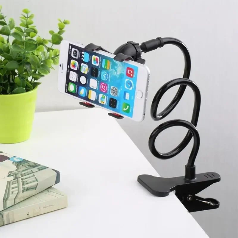 70 cm 360 Clip Handy Halter Stehen Tragbare Flexible Faul Bett Desktop Halterung Smartphones Schreibtisch Bett Halterung Ständer Basis unterstützung