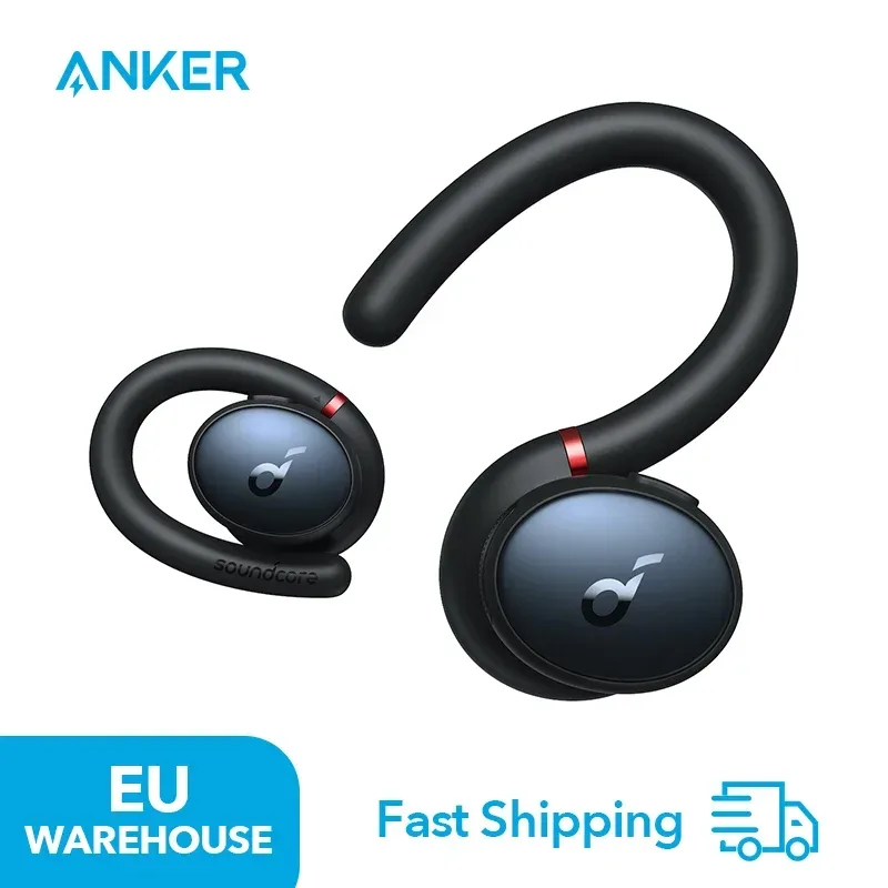 Soundcore by Anker, Soundcore Sport X10 Bluetooth 5.2 Headphones for Sports, Rotating Ear Hooks, Deep Bass, IPX7 Water Protectio