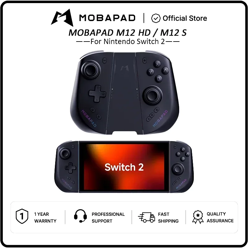 MOBAPAD M12 HD / M12 S Joypad für Nintendo Switch 2 mit TMR Joystick HD Vibration Mechanische Tasten Remap Makro Gamepad