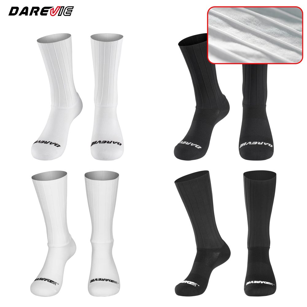 DAREVIE AERO Radfahren Mann Socken Pro Aerodynamik Socken Elastische Anti-Slip männer Radfahren Socken Outdoor Sport Fahrrad Zubehör