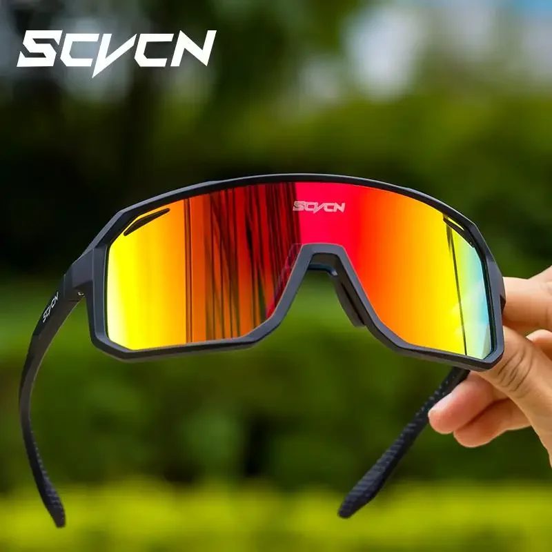 SCVCN Neue Radfahren Sonnenbrille Männer Straße Fahren Fahrrad Brille Outdoor Sport Laufen Frauen Fahrrad Radfahren Gläser UV400 Brille