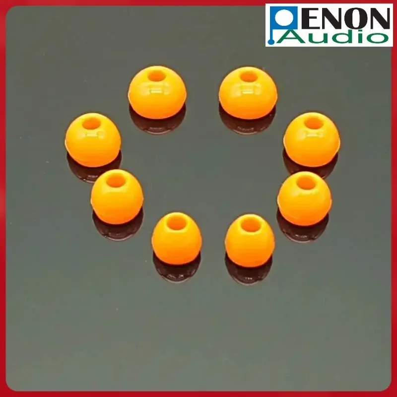 Penon Liqueur O Orange 4,5 mm S/M/L/XL Silikon-Ohrstöpsel für HiFi-Audiophile 4,0?6,5 mm Düse, kabelgebundene In-Ear-Kopfhörer-IEMs (3 Paar)
