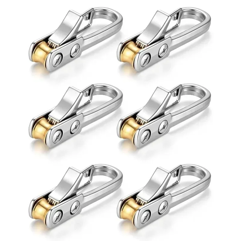Neues Knotenfreies Seilspanner-Set Hochbelastbare Rollen-Paracord-Einsteller Einfach zu Bedienender Kabelzug für Zelte