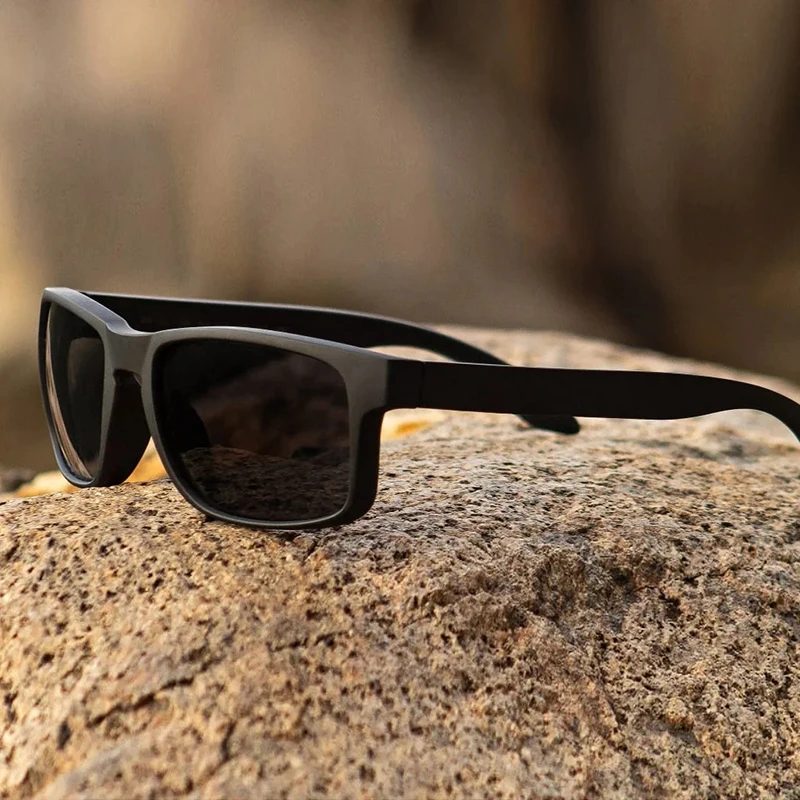 Klassische Schwarze Quadratische Polarisierte Sonnenbrille Männer Frauen Mode Sport Sonnenbrille Männlich Stilvolle Outdoor Fahren Angeln Shades