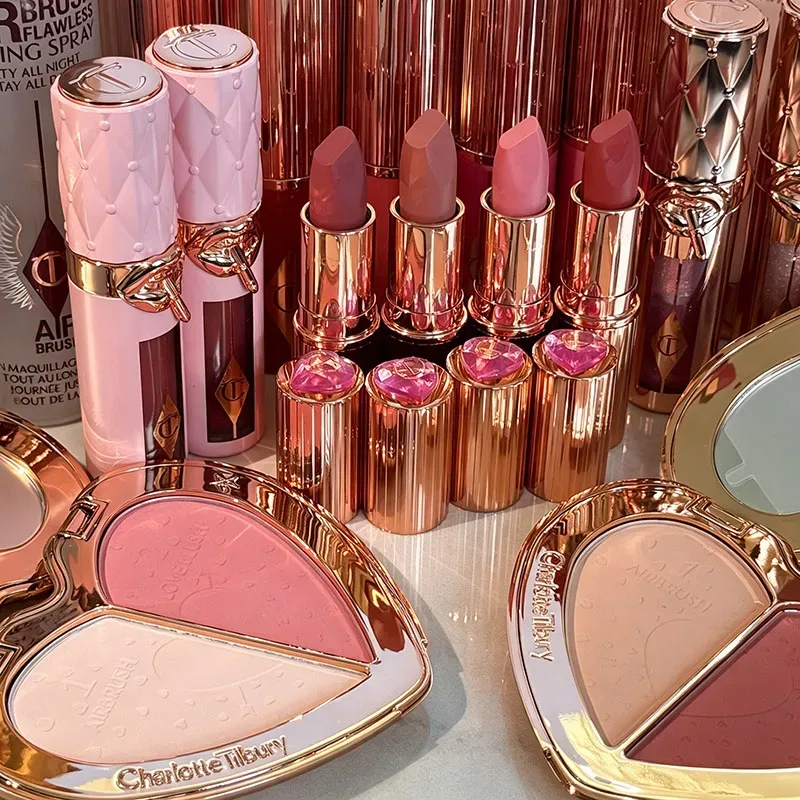 Luxuriöser CT Pink Diamond Herzförmiger Lippenstift, Leuchtender Lip Glow, Aufpolsternder Lipgloss, Wasserfest, Langanhaltend, Natürliche, Fortschrittliche Kosmetik