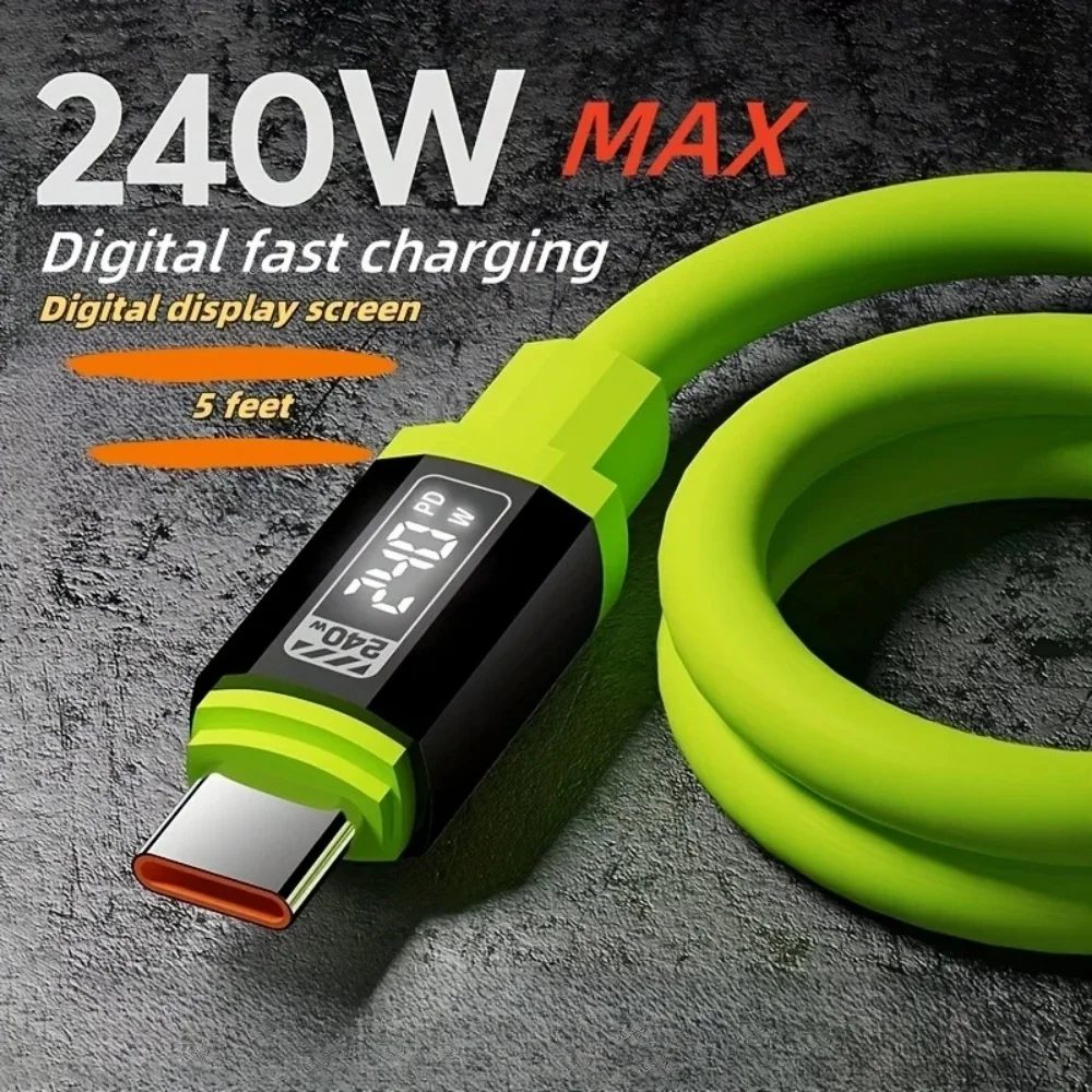 240W USB Typ C Kabel PD Schnelle Lade Telefon Ladegerät Datenkabel Für iPhone Samsung Xiaomi Huawei USB C zu USB C Schnell Ladung Draht