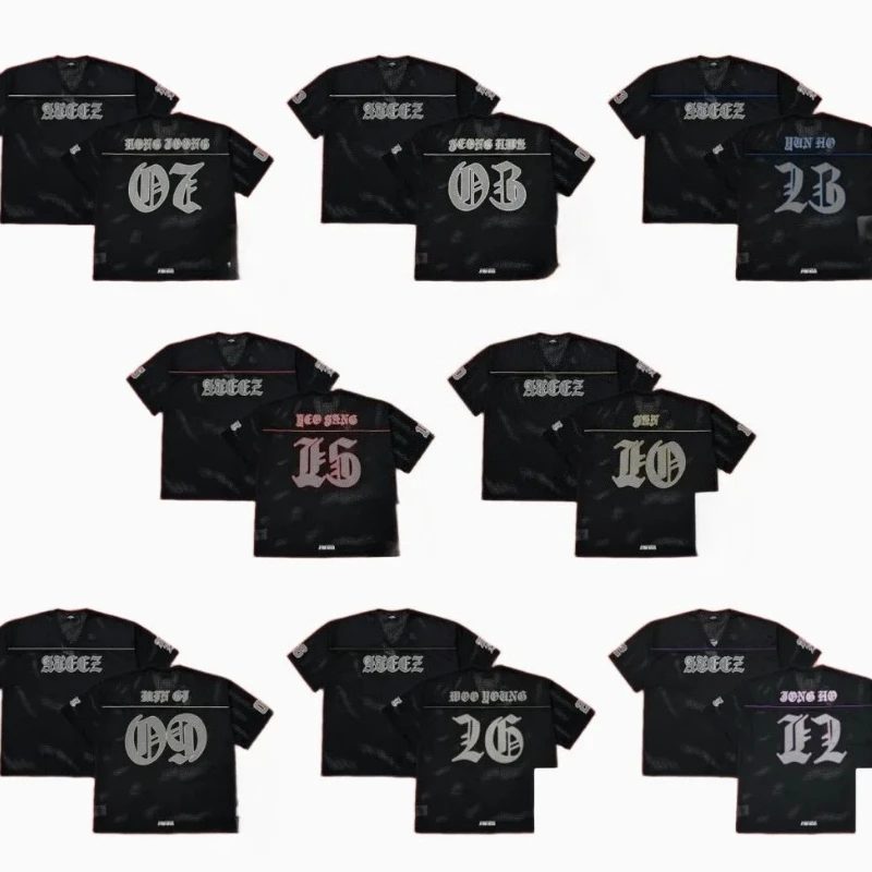 ATEEZ 2025, Welttournee in Ihrer Fantasie, T-Shirt, Sporttrikot, Hong-Jong, Seonghwa, Yunho, Yeosang, Mingi, Wooyoung, Jongho, grafische T-Shirts