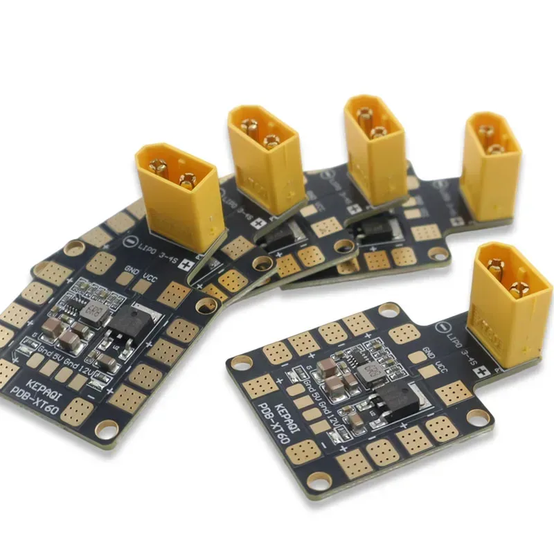 Lipo 3-4S 30,5*30,5mm 3-6S Power Hub PDB XT60 Stromverteilungsplatine PDB-XT60 mit BEC 5V/12V für FPV-Drohne Quadcopter
