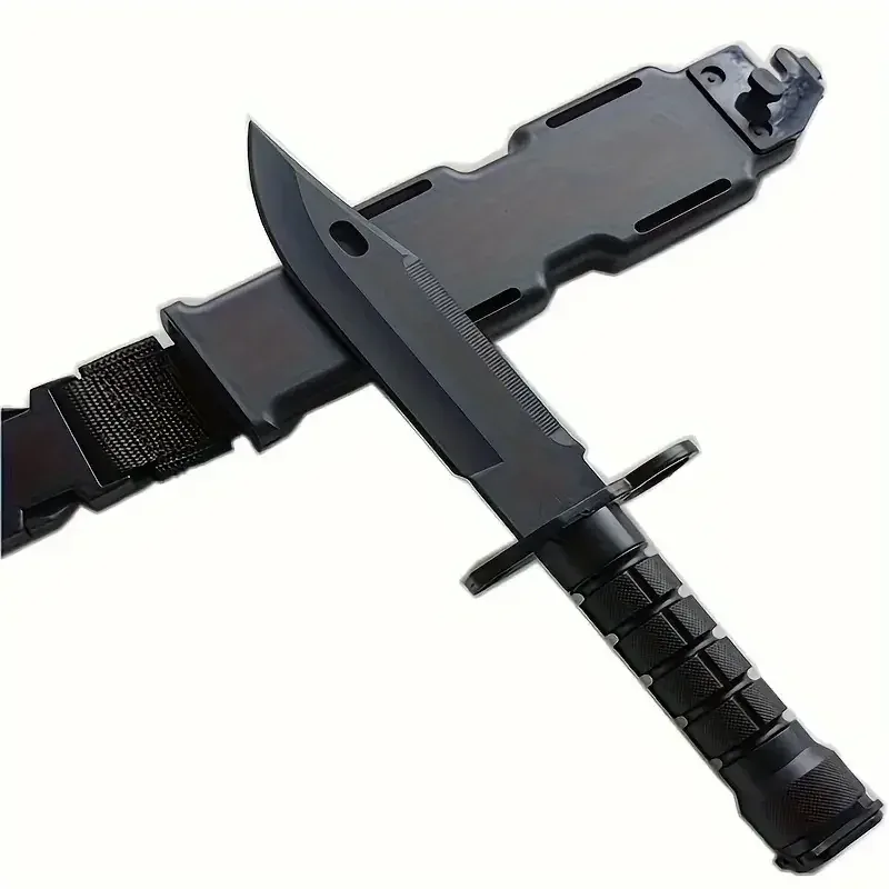 M9 Taktisches Airsoft-Gummimesser Militärtraining Kampfkunst CS Cosplay Halloween Weichmesser-Modell